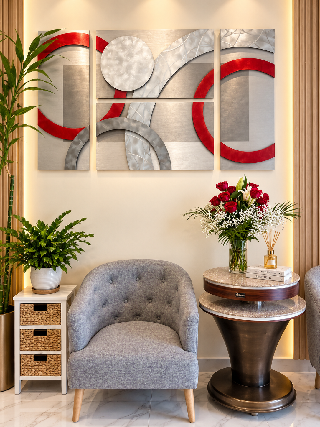 AZ Nail Spa tranquil salon lounge with comfortable service stations